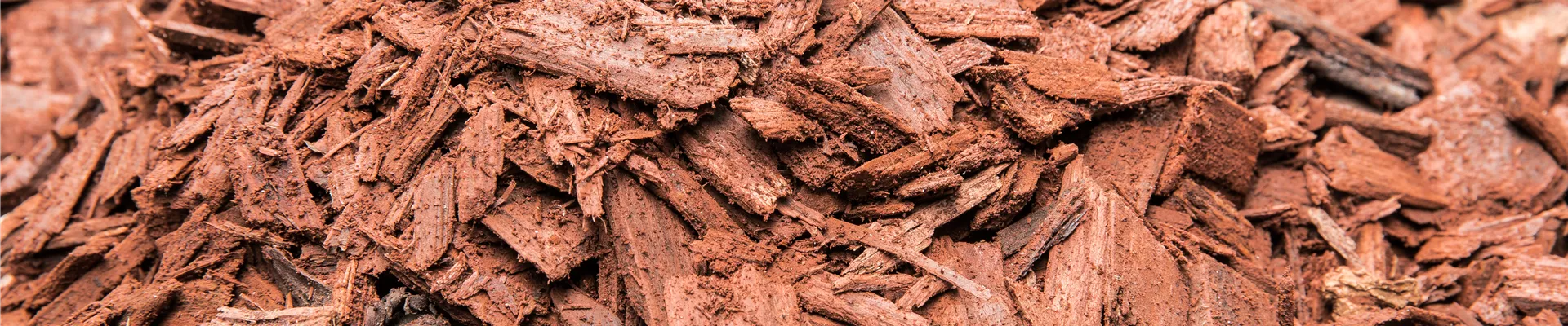 Farbiges Rindenmulch