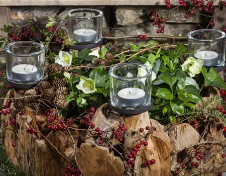 Adventskranz gestalten