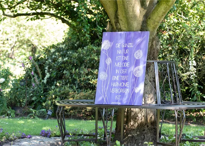 Gartendekoration sorgt für das gewisse Etwas